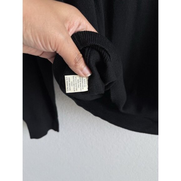 Joseph Abboud Men’s Modern Fit V-Neck Black 100% Merino Wool Sweater Size XL NWT - Picture 9 of 10